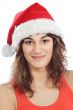 girl with Santa Claus hat