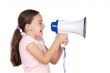 girl with megaphone