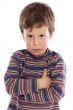 Little boy upset