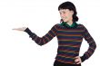 Girl holding nothing