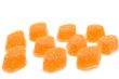 fruit candy on white