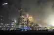 Huge factory fumes