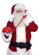 Santa Claus at the phone