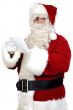 Santa Claus reading a letter