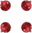 Four Christmas Tree Balls