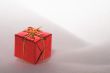 Christmas Present Gift Box in the Snow