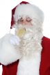 Santa Claus drinking