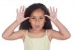 Cute girl mocking