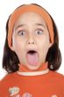 girl sticking out her tongue