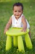  Toddler playing with chair
