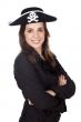 Girl with pirate hat