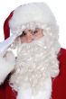 Santa Claus saluting