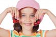 Girl with cherries