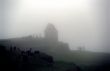 Machu Picchu with fog