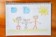 drawing of a happy family