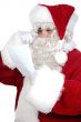 Santa Claus reading a letter