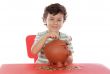boy whit money box