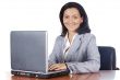 Woman with laptop