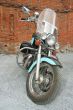 blue motorcycle