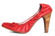 Modern red shoes