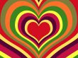rainbow hearts