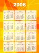 Colorful Calendar for 2008