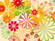 Abstract flower pattern