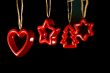 Xmas decorations - heart stars and tree