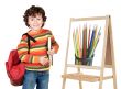 child studying