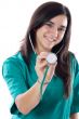 Attractive lady doctor