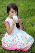Girl drinking milk