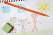 drawing of a happy family