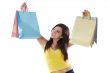 Shopping young girl