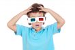 child whit 3d glasses