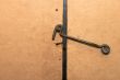 Rusty hook from a wire
