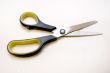 scissors with blackly-yellow pens