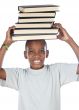 Adorable child studying