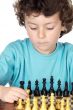 boy playing the chess