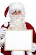 Santa Claus whit billboard