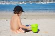 boy playing in the beach