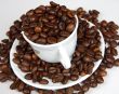 Coffee beans in a cup