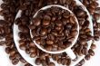 Coffee beans in a cup