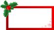 Christmas Holly banner