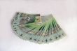 money on the white background