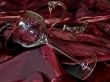 tissue, cut-glass and swan