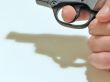 Shadow of gun