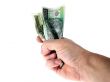Money in handfull