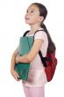 Girl with backpack