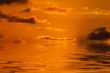 sky orange reflected