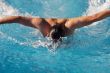 swimmer in swimming pool